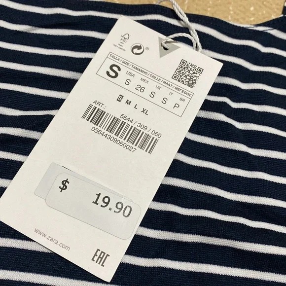 Zara Stripe Midi Dress - Picture 5 of 5